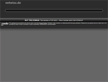 Tablet Screenshot of netwizz.de